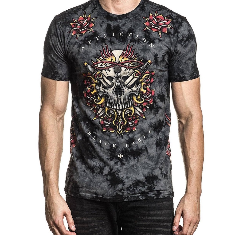 Black Label Affliction Mountain Smoke T-shirt